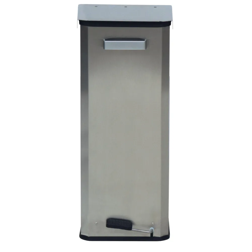 Novocal closed waste collector Material: stainless steel - Contents: 70 liters - 1 pedal device - | Pack (1 piece)