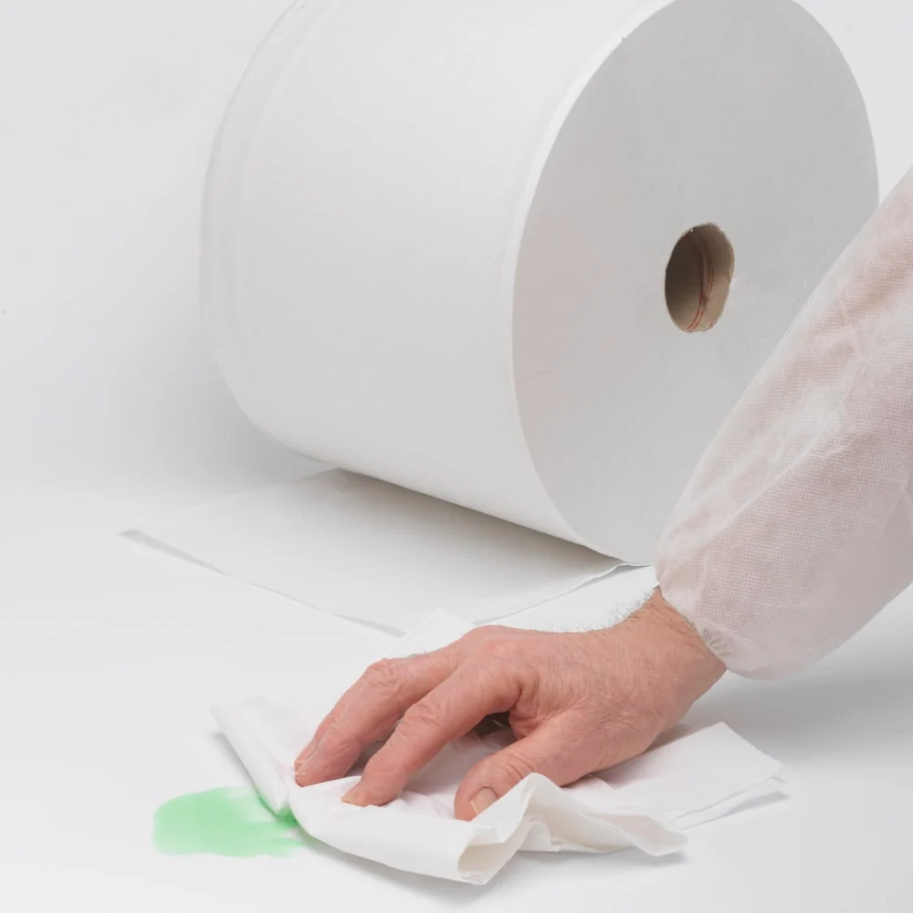 Wypall® L20 GenRAL Unstained - Grand Roll / White - 2 Rolls X 1085 Sheets | Cardboard (2 rolls)