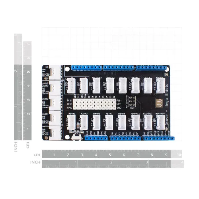 Seeed Studio Grove Mega Shield v1.2 pro připojení Arduino Mega