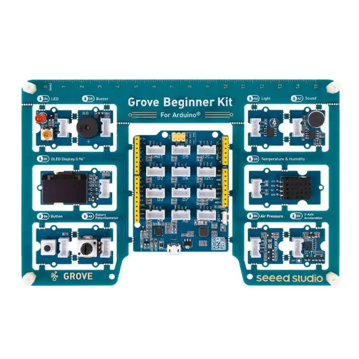 Seeed Studio Grove Začátečnická sada pro Arduino 10 senzorů 12 projektů