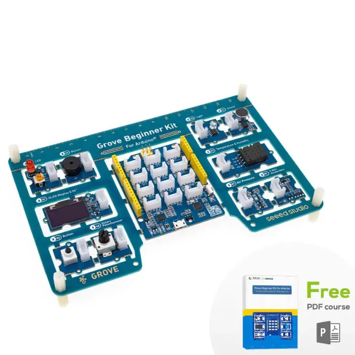 Seeed Studio Grove Začátečnická sada pro Arduino 10 senzorů 12 projektů