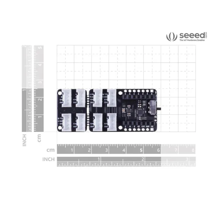 Seeed Studio Grove základna pro XIAO s vestavěným čipem baterie