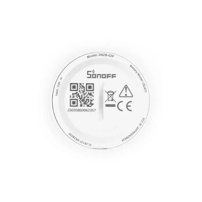Seeed Studio SONOFF SNZB-02P Zigbee teplotní vlhkostní senzor
