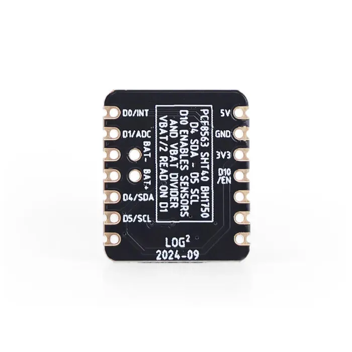 Seeed Studio XIAO Logger HAT pro XIAO s RTC monitorem baterie