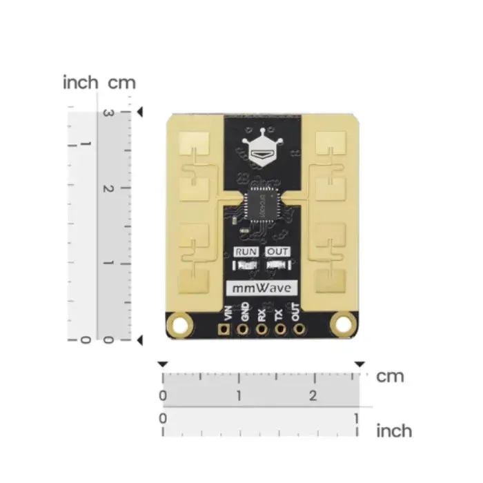 DFRobot C4001 24GHz mmWave radarový senzor přítomnosti člověka (25 metrů)