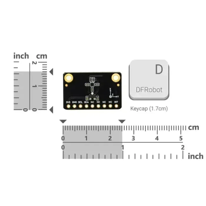 Fermion: BMM350 3osý magnetometrický senzor geomagnetický modul DFRobot