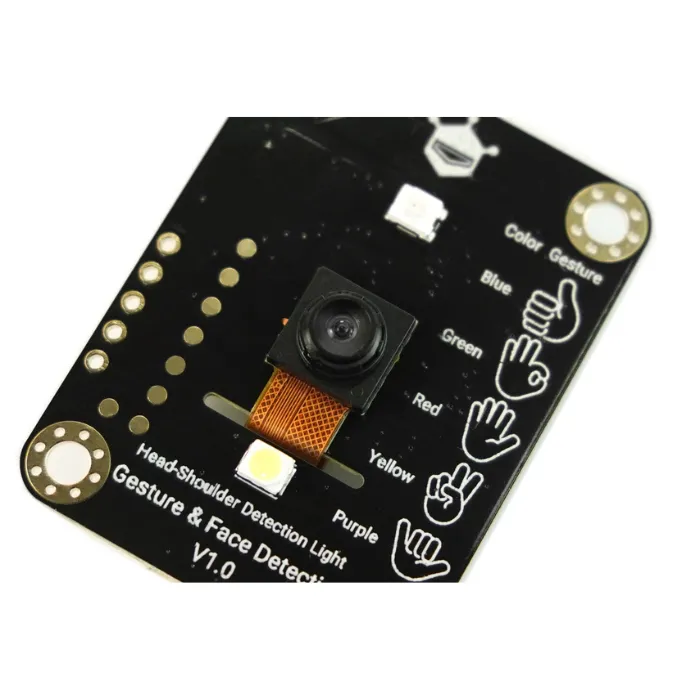 Gravity Edge AI senzor gest pro Arduino ESP32 | 10 tváří DFRobot
