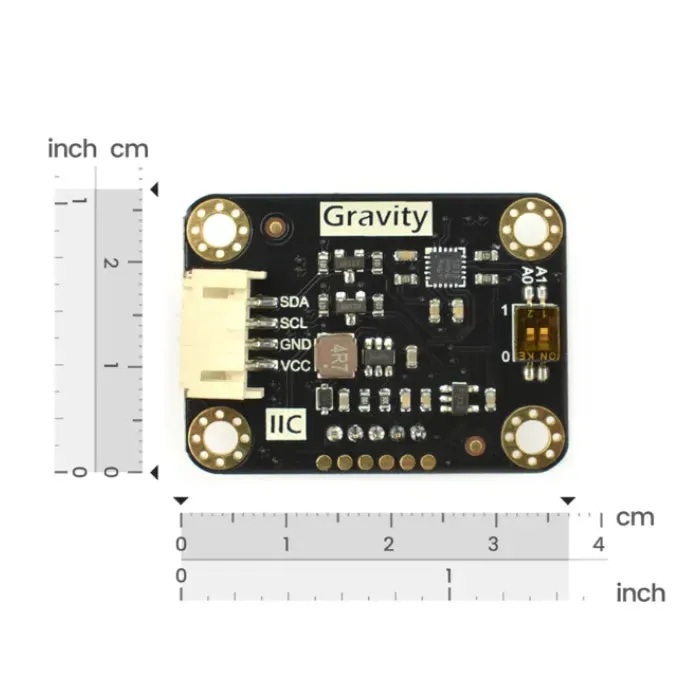 Gravity: Elektrochemický ozonový senzor - Arduino O3 plynový senzor DFRobot