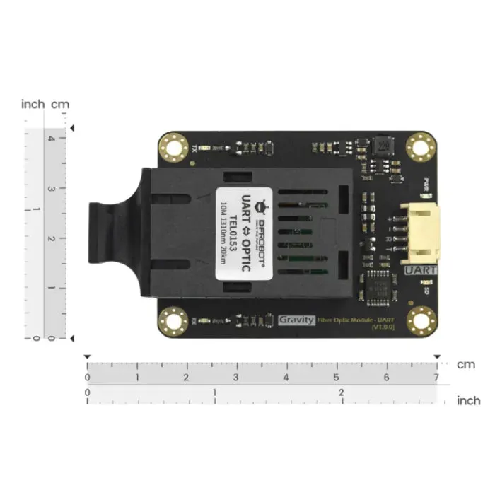Gravity: UART optický vysílač přijímač, sériový nástroj pro dlouhé vzdálenosti DFRobot