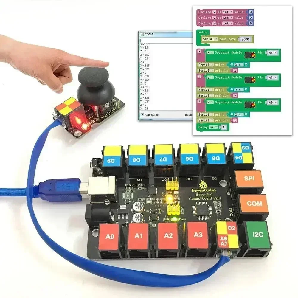 Modul joysticku KeyeStudio EASY PLUG RJ11 PS2