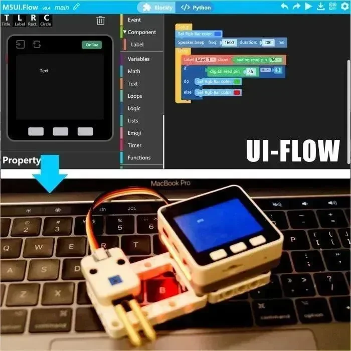 M5Stack jednotka senzoru vlhkosti půdy s analogovým digitálním výstupem