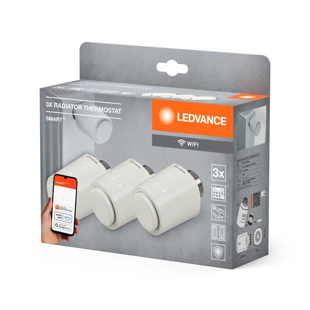 3x chytrý WiFi termostat radiátoru THERMOSTAT