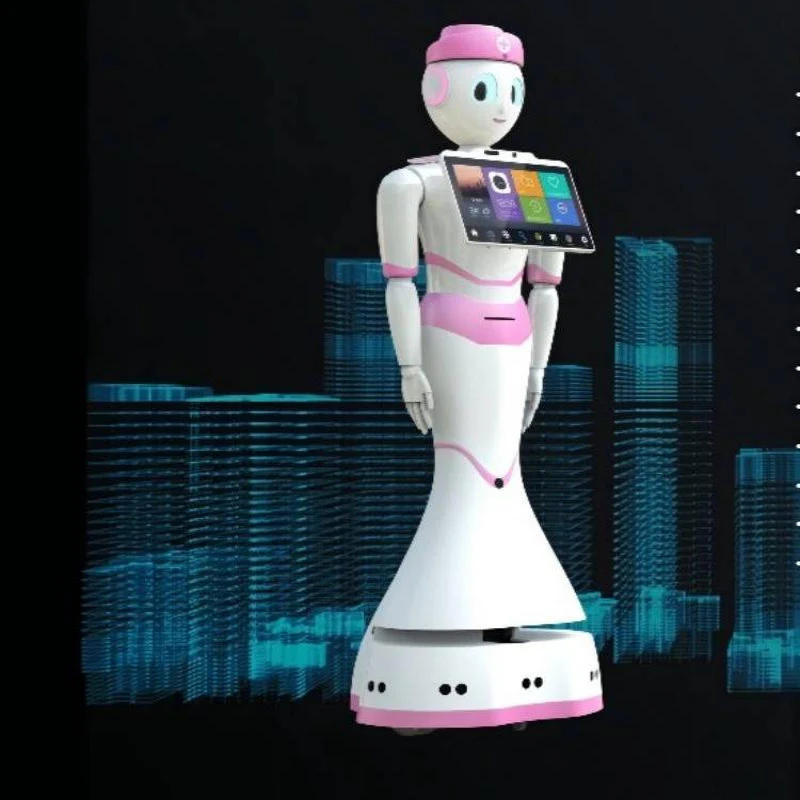 Chytrý Servírovací Robot s Podnosem – Spolehlivý Asistent pro Gastronomii