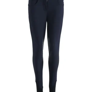 Pantaloni da equitazione da donna Tradiční con grip integrale Dark Blue S