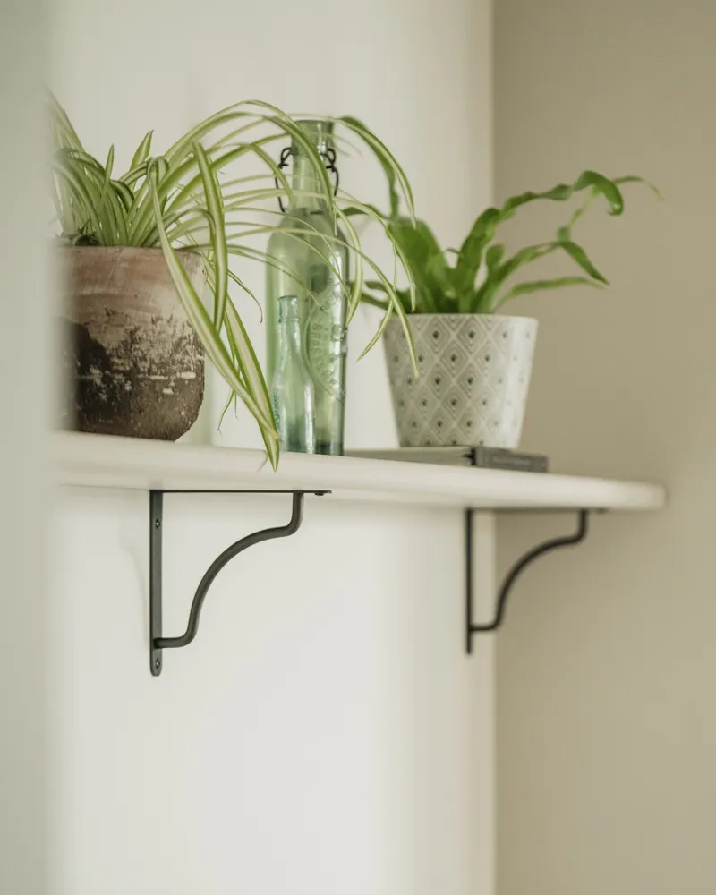 Kilburn Shelf Bracket 150mm - Kovově hnědý