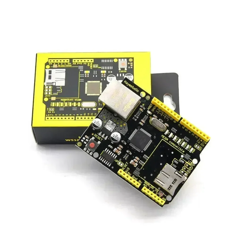 Deska Ethernet Shield KeyeStudio W5100 s SD kartou