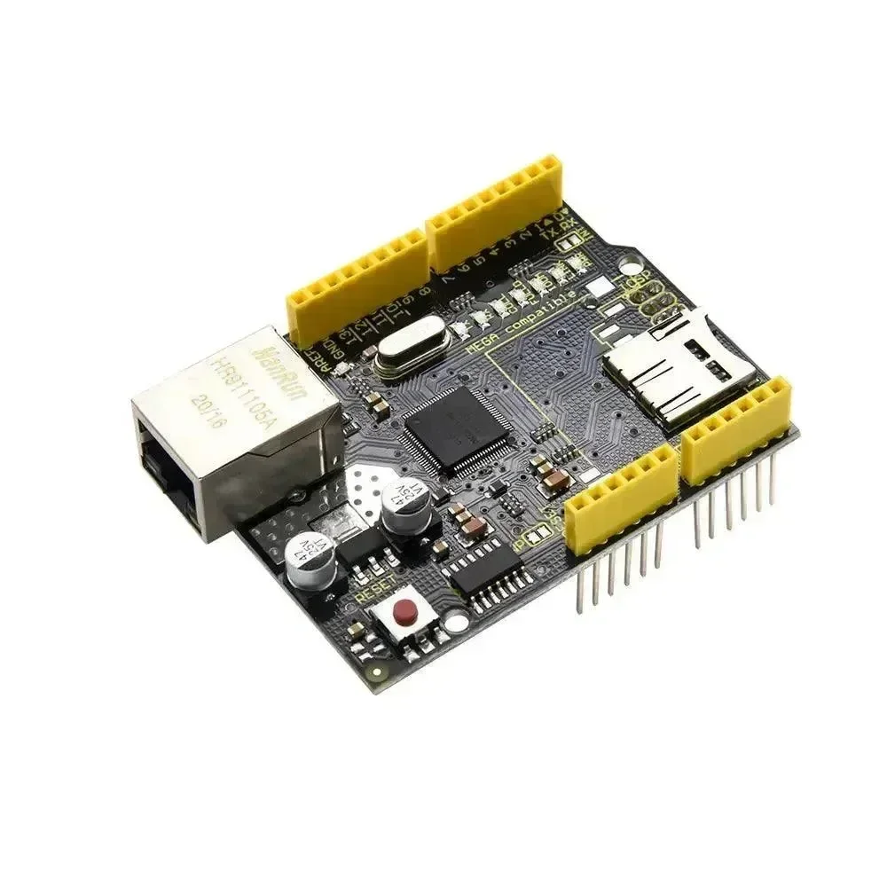 Deska Ethernet Shield KeyeStudio W5100 s SD kartou
