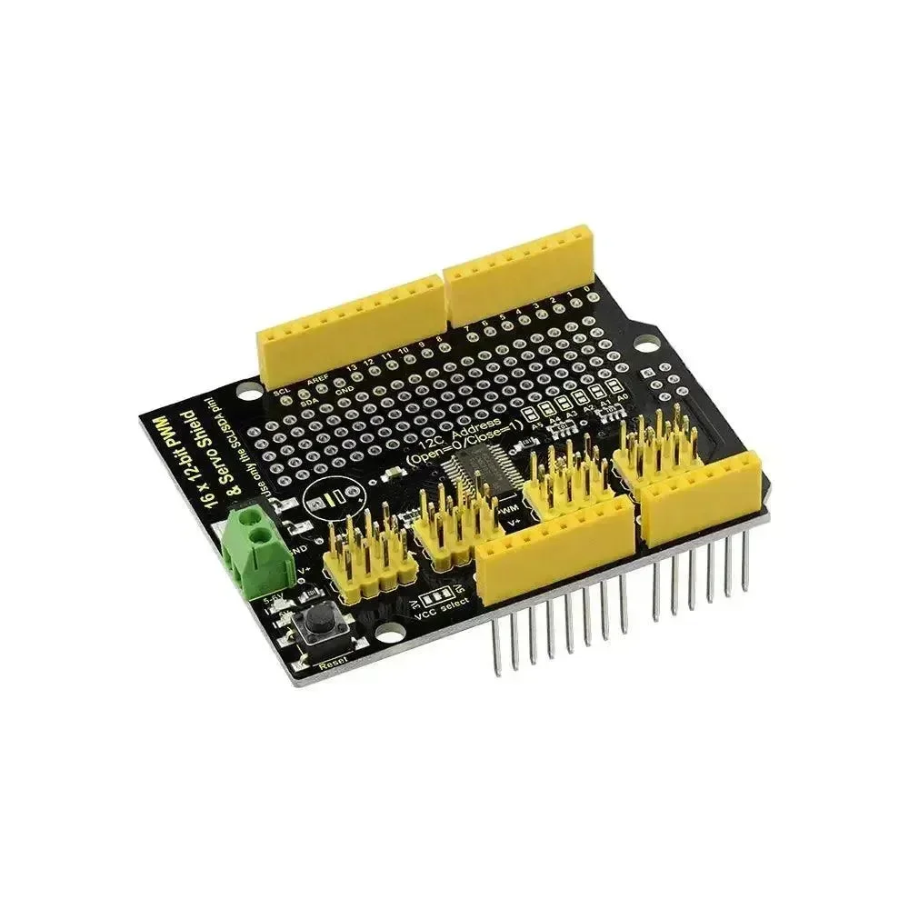 KeyeStudio 16kanálový štít pro řízení servomotorů pro Arduino UNO R3
