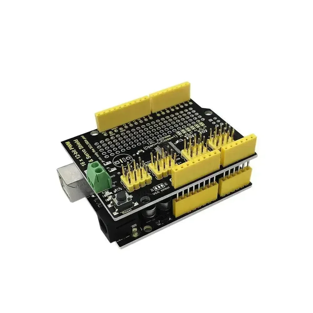 KeyeStudio 16kanálový štít pro řízení servomotorů pro Arduino UNO R3