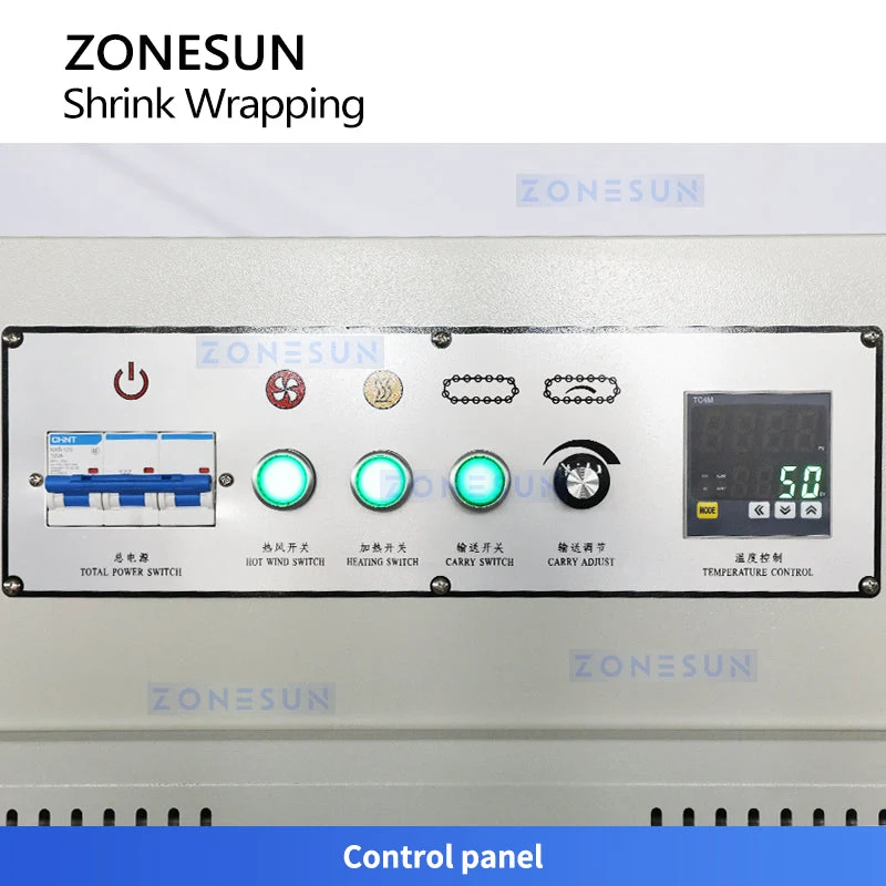 ZONESUN ZS-BSP7540 Automatic Bottle Box Heat Shrink Tunnel Wrapping Machine
