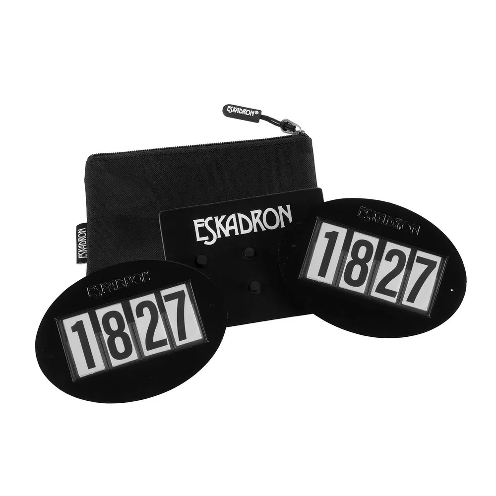Adjust portanumeri di partenza Black Taglia unica Black Oxide Finish
