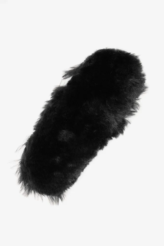 Simuwool turpahihnan pehmuste Black Yksi koko