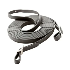 Single Flute Riendas Largas Biothane Black Talla única