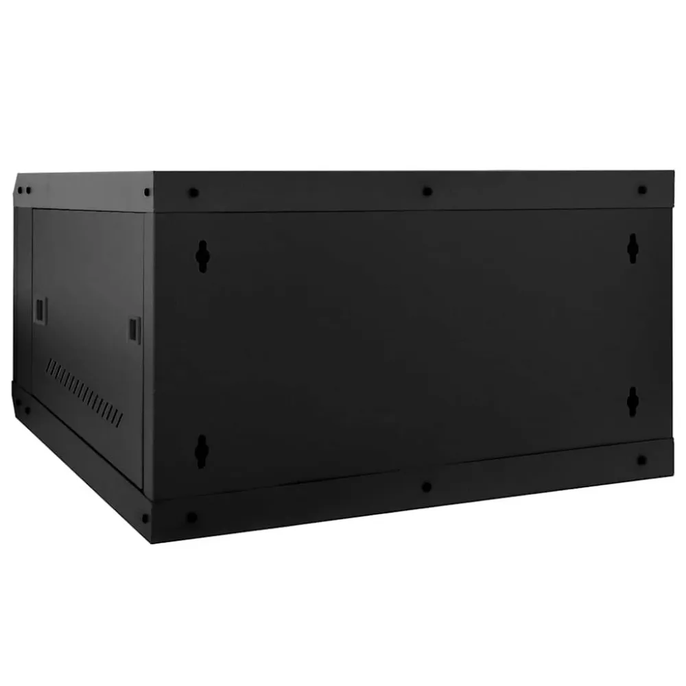 Síťový Kabinet S Úložištěm Černá 53 X 60 X 30 Cm Ocel