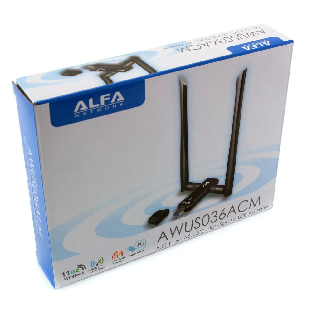 Alfa AWUS036ACM WiFi USB adaptér