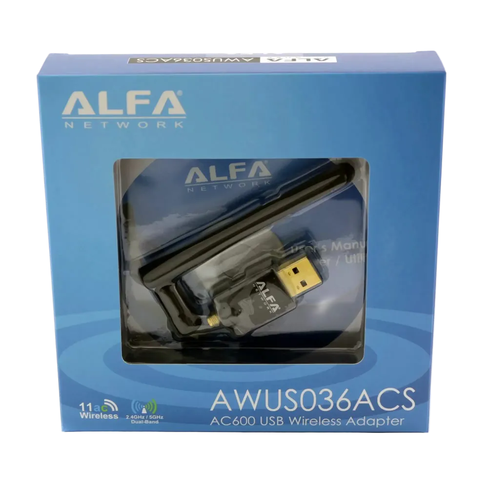 ALFA AWUS036ACS AC600 WI-FI ADAPTÉR 18dBi