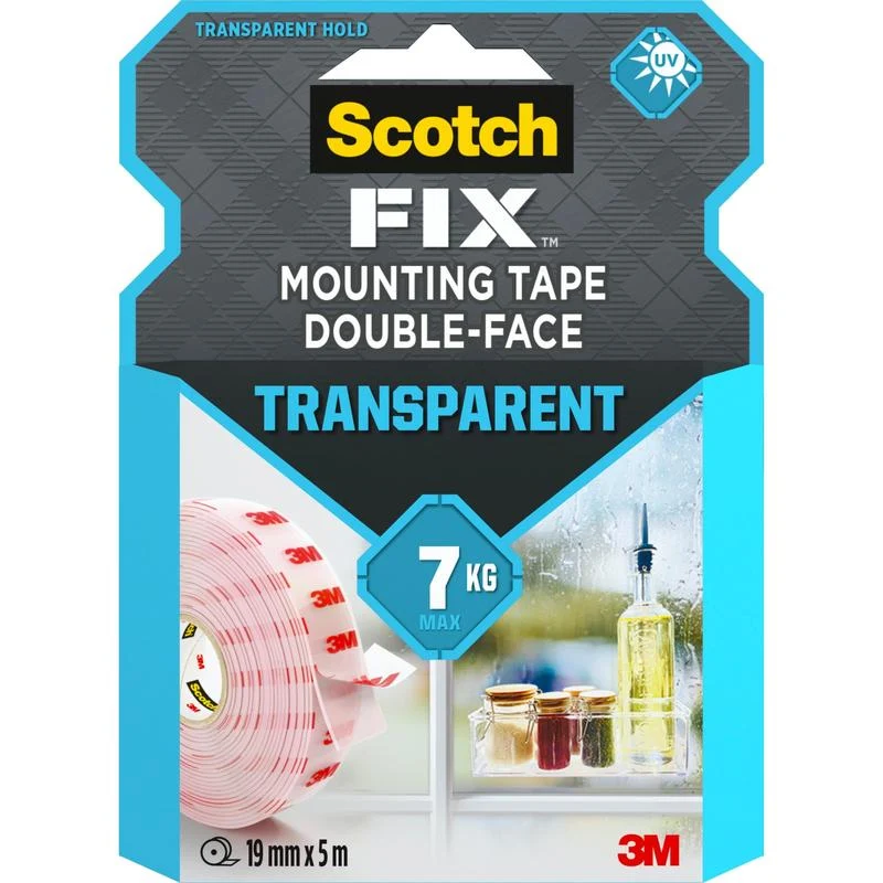 Scotch-FIX™ Transparentes doppelseitiges Montageband 4910C 5