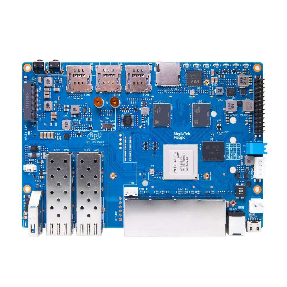 Banana Pi BPI-R4-4G | MT7988A | 4GB Routerová deska