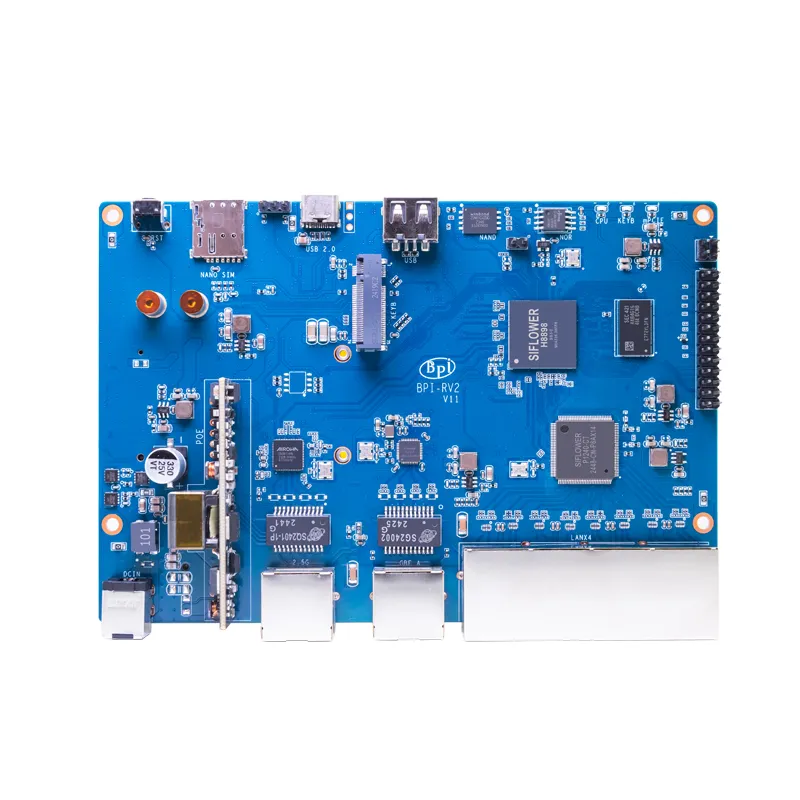 Banana Pi BPI-RV2-POE | SF21H8898 | RISC-V PoE Routerová deska