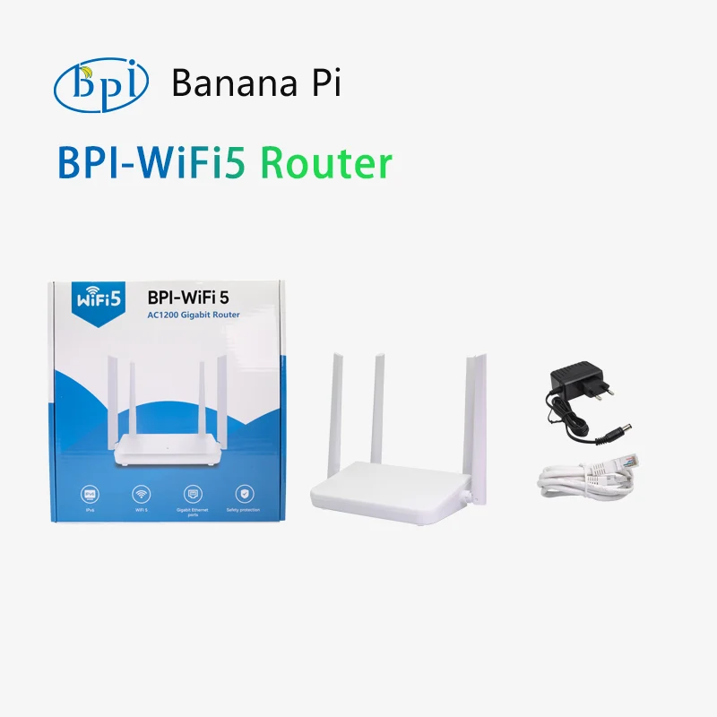 Banana Pi BPI-WIFI5 Kompletní sada routeru | AC1200 Gigabitový router