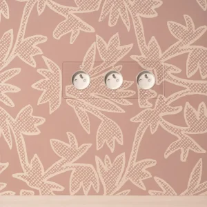 Kew Triple 3x French/Belgian Type E Socket - Průzračný | White