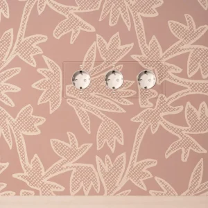 Kew Triple 3x Schuko Type F Socket - Průhledný | White