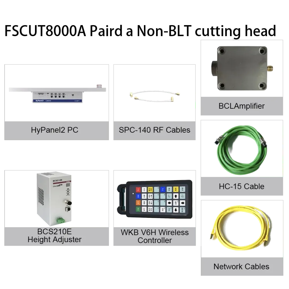 FSCUT8000: Vlajková loď laserového řezacího systému s EtherCAT sběrnicí 8KW s HypCut BOCHU