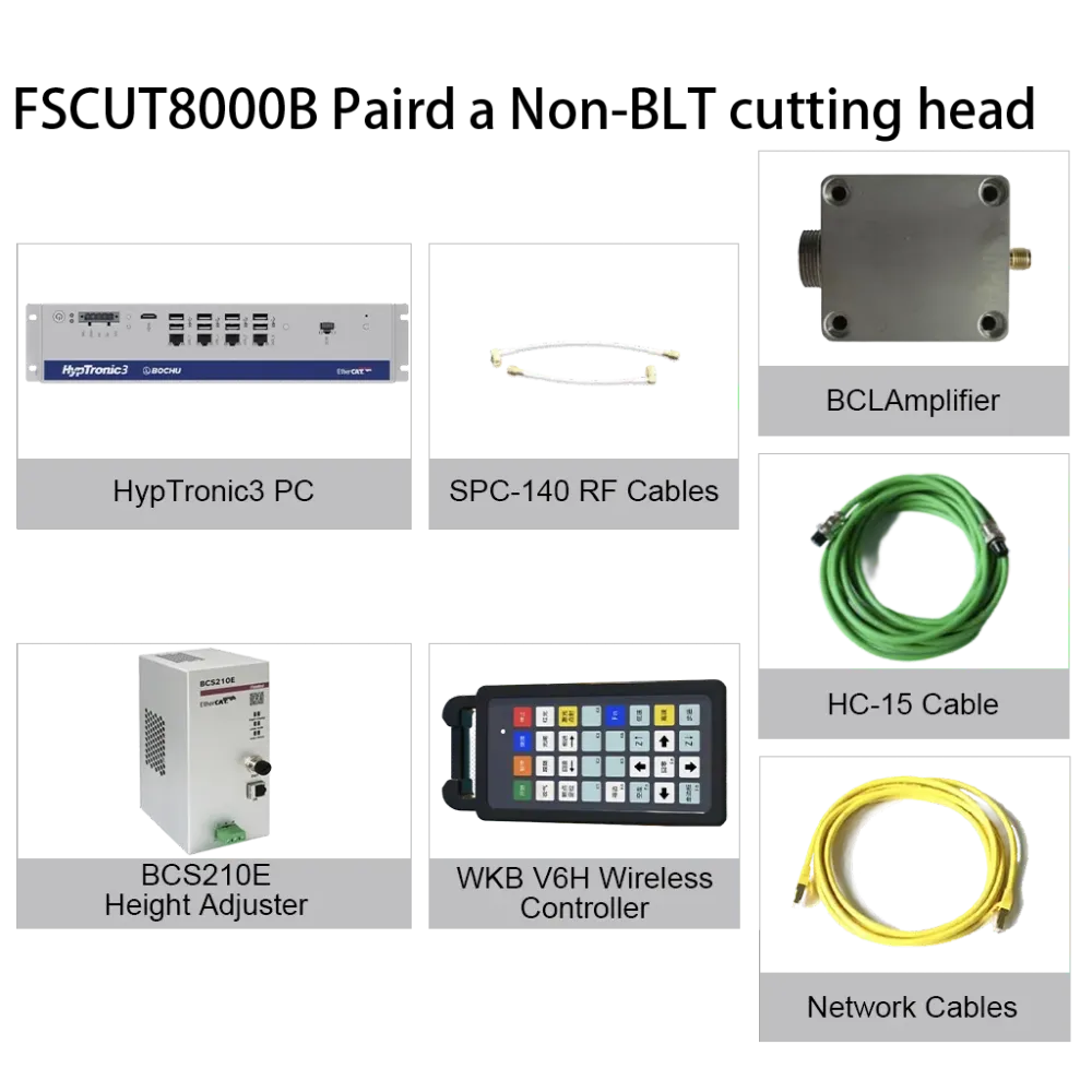 FSCUT8000: Vlajková loď laserového řezacího systému s EtherCAT sběrnicí 8KW s HypCut BOCHU