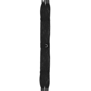 Długi popręg Cotton Contour Black 145 cm