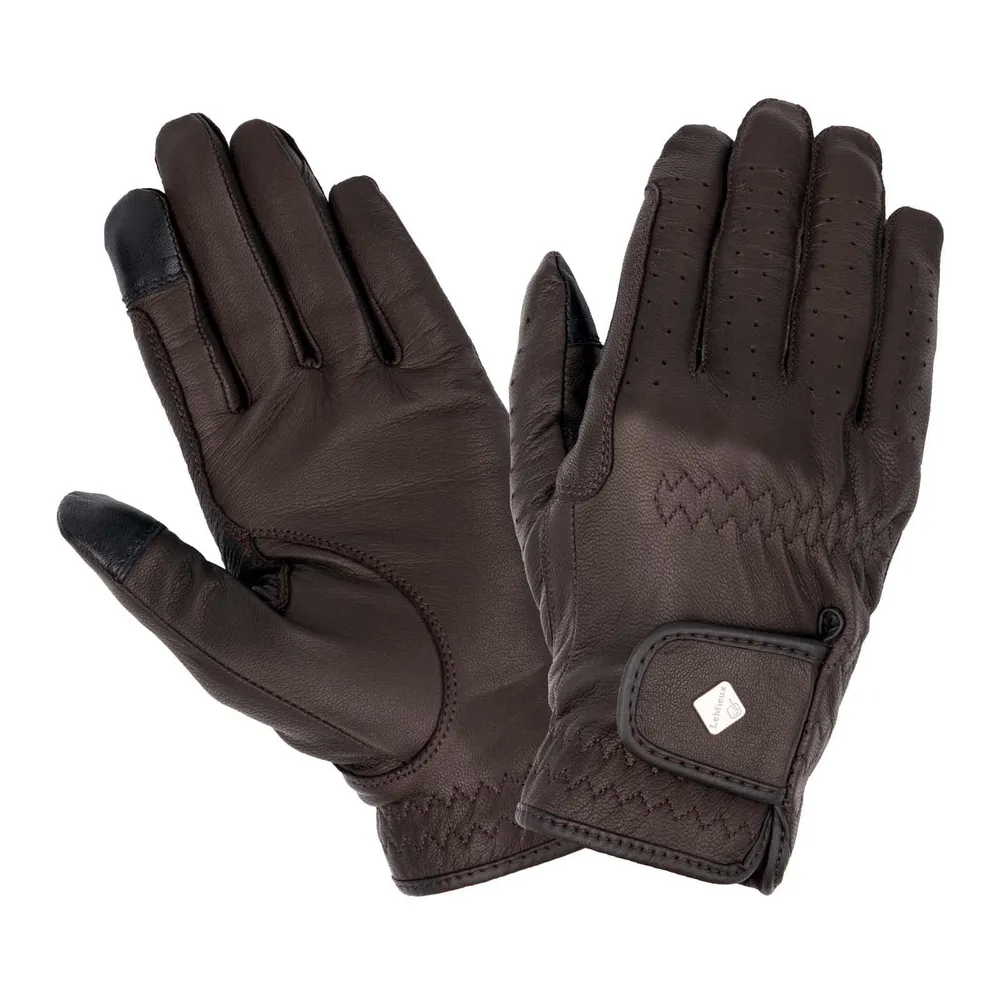 Pro Touch Retro nahkaiset ratsastushanskat Brown S