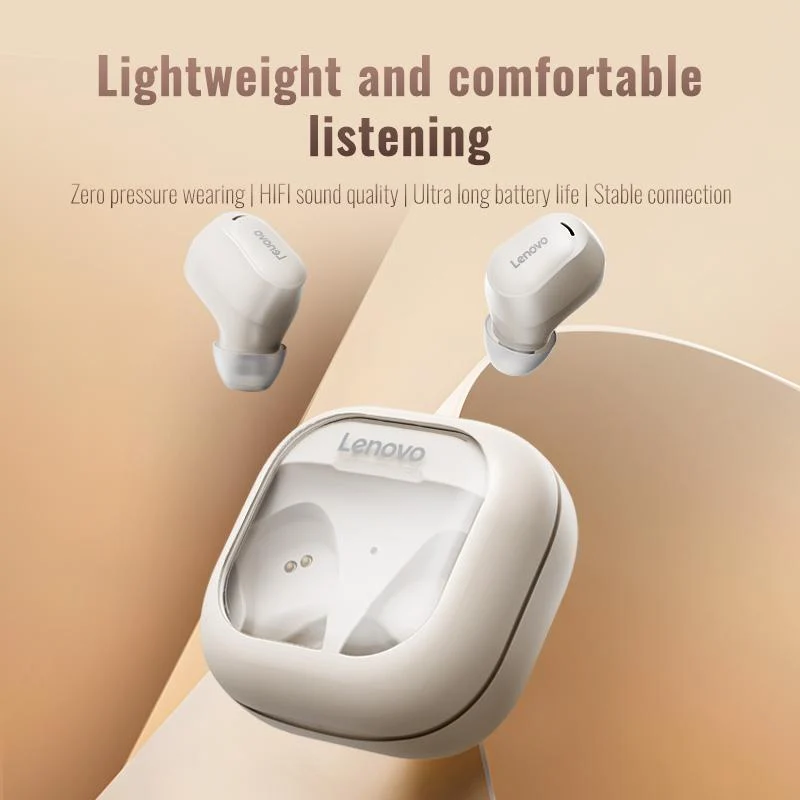 Lenovo EA200 bezdrátová Bluetooth špuntová sluchátka (bílá)