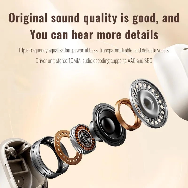 Lenovo EA200 bezdrátová Bluetooth špuntová sluchátka (bílá)