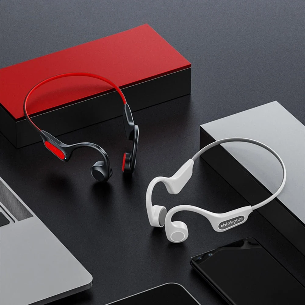 Lenovo X3 Pro sluchátka s kostní vodivostí Bluetooth 5.3 s mikrofonem (černá)