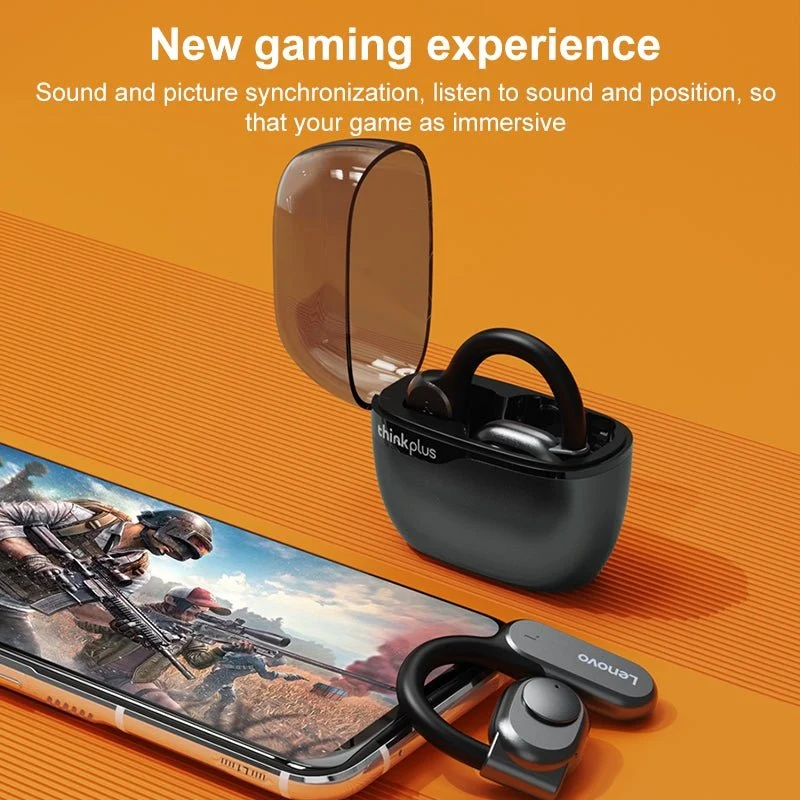 Lenovo Thinkplus LP76 bezdrátová sluchátka TWS s kostní vedením Bluetooth (bílá)