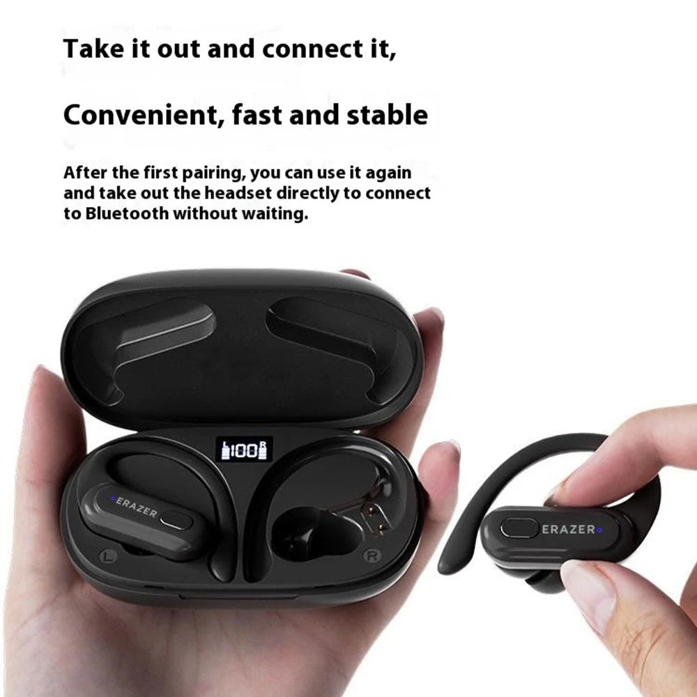 LENOVO XT60Pro Sportovní Bluetooth špunty do uší s háčkem - Béžová