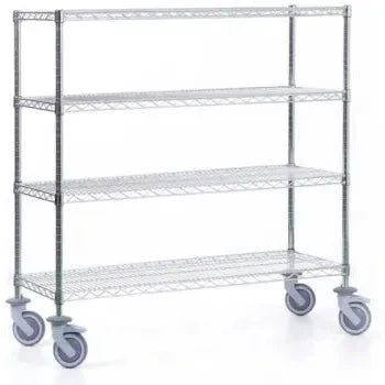 Novocal shelves Material: precision steel, nickel -plated and high -gloss shiny metal -plated 4 corner posts 4 g | Pack (1...