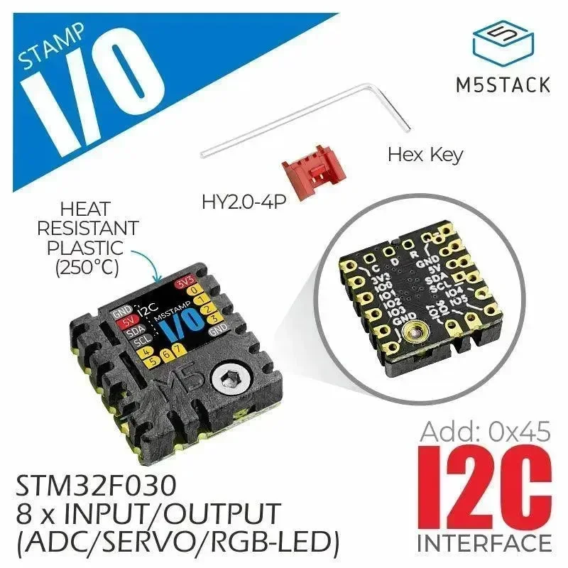 M5Stamp Rozšiřující I/O modul (STM32F0) M5Stack