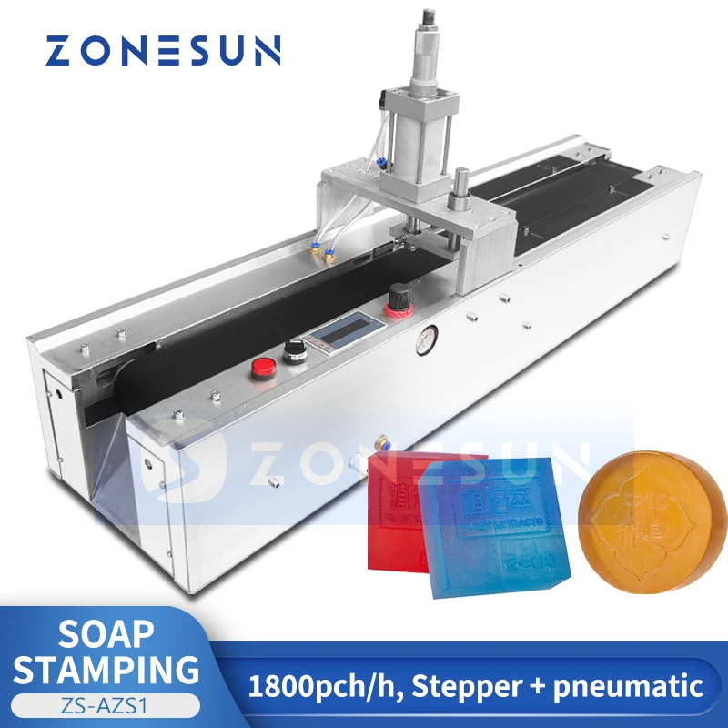 ZONESUN ZS-AZS1 Automatic Handmade Soap Logo Stamping Machine