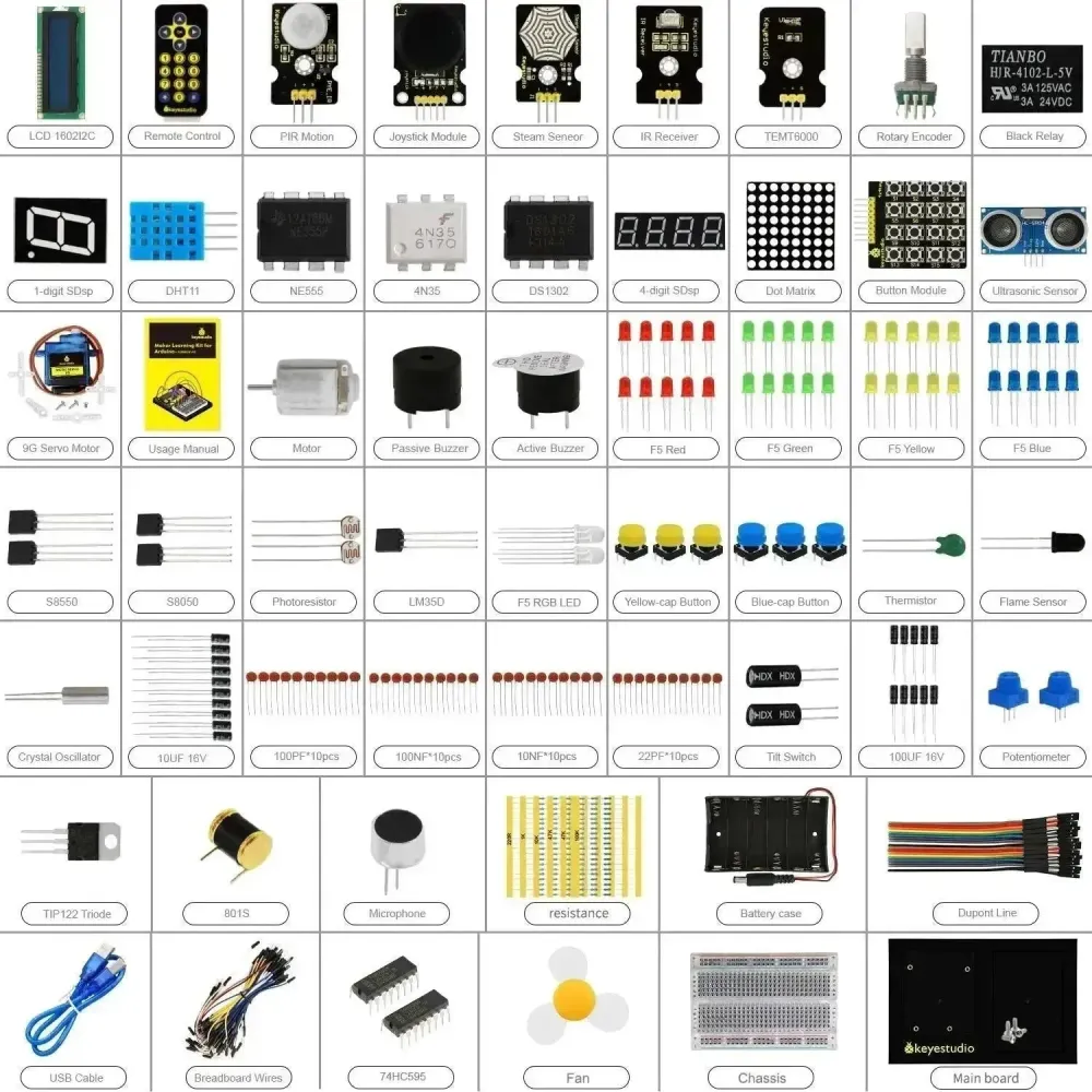 Výuková sada KeyeStudio Maker Starter
