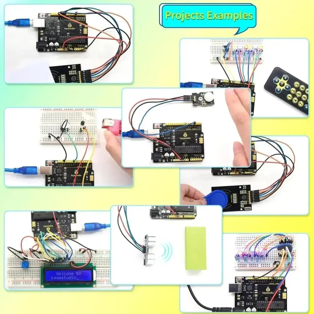 Výuková sada KeyeStudio Super Starter pro Arduino s deskou UNO R3